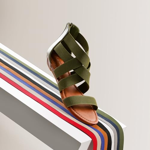 DREAM PAIRS Women's Strappy Flats Sandals - image 7