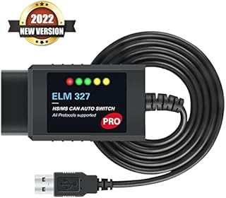 FORScan OBD2 Adapter USB ELM327 Scanner Compatible with Ford F150 F250, Automatic (MS/HS) CAN Switching OBDII Diagnostic Scan Tool for Ford Lincoln Mazda Mercury