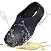 SensFoot Chef Clogs Slip Resistant Oil Resistant, Chef Shoes Non Slip Kitchen Shoes for Men & Women, Nursing Gardening Waterproof Black