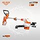 RURIS Trimmer Drahtschneider, kabellos, 2024e – Elektromotor mit Besen, Schnittdurchmesser 300 mm, ideal für Garten und Oberflächen, Lithium-Ionen-Akku 20 V, 4 Ah und Ladegerät inklusive