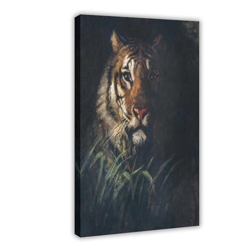 Giclée d'art tigre Abbott Handerson Thayer pour remplacer les cadres muraux ternes et sans âme