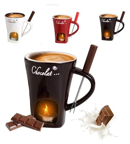 DengFen Tasse à fondue au chocolat, service à fondue...