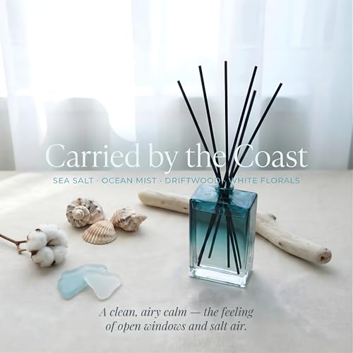 Reed Diffuser for Home Fragrance – Summer Sea Breeze Scent 100ml with Reed Sticks, Long Lasting Flameless Diffuser for Bathroom, Bedroom & Living Room Decor, Giftable Glass Bottle - Image 3