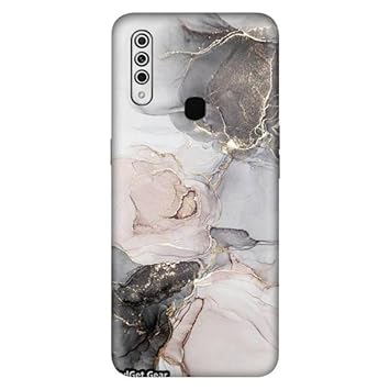 Gadget Gear Vinyl Skin Back Sticker Rose Gold Marble (86) Mobile Skin Compatible with Oppo A31 (Only Back Panel Coverage Sticker)