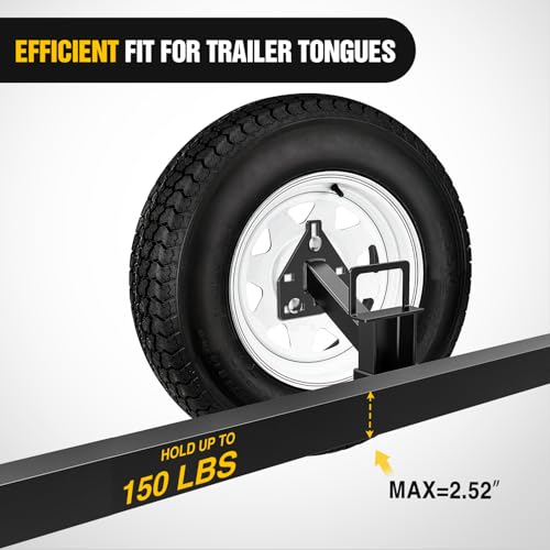 Image of Nilight Spare Tire Carrier Mount Stake Pocket Boat 3-Nuts Trailer Bracket Utility Trailer Accessories Fits 4 & 5 & 6 Lugs Trailer Wheels on 4 inch 4.5'' 4.75'' 5'' 5.5''and 6'' Bolt Patterns 150 Lbs