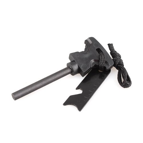 TOMOUNT Outdoor Magnesium Feuerstarter Anzünder Zündstahl Feuerstahl mit Eisenkratzer