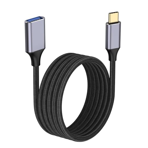 Pastall USB Female to C Male Cable(1M/3.3 Ft) Type-C Adapter USB C to USB 3.0 Adapter C Female to A Male for Phone/Laptop/Tablet/Switch USB-C Device