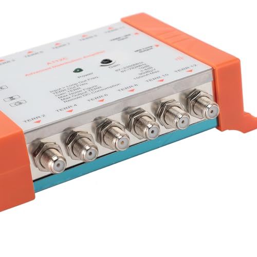 Amplificateur d'Antenne TV A112C 4G LTE Faible Bruit 1 Entrée 12 Sorties 220-240V