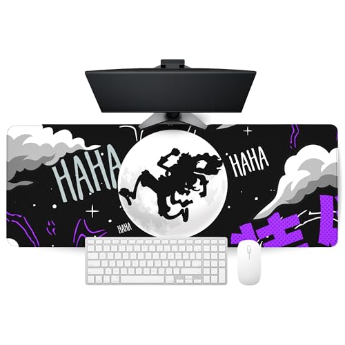 Image of XXL Size Anime & Gaming Mouse Pad [Rubber Base] | Mouse Pad (31 x 12 Inches) 3mm Desk Mat (Anime Style)