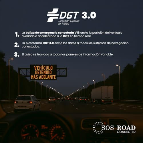 SOS ROAD Baliza V16 Geolocalizada Homologada