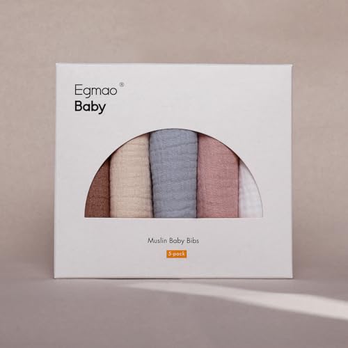 Image of Muslin Baby Bibs for Drooling and Teething,Bibs for Boys Girls