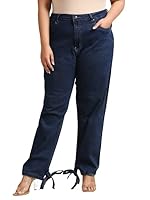 HIGH Star Women Plus Size Blue Stretchable Jeans