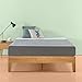 ZINUS Moiz Deluxe Wood Platform Bed Frame / Wood Slat Support / No Box Spring Needed / Easy Assembly, Natural, Queen