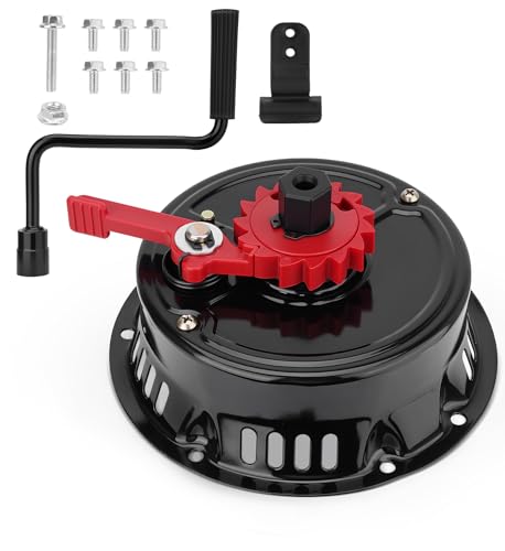 Easy Quick Fast Pull Start Recoil Starter Assembly Compatible with Predator 212,Coleman CT200U B200R 200cc Mini Bike and KT196 Go Kart,Crank Handle Start for Honda 6.5HP GX160 196 Hisun Engine-Iron