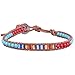 Produktbild KELITCH Leder Wrap Armband Handmade Blau Samen Perlen Armbänder Frauen Miyuki Armband