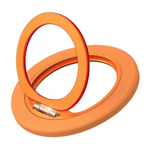 Image of ZORBES Magnetic Phone Ring Grip 360 Swivel Phone Grip Ultra Slim Folding Metal Phone Ring Phone Desk Stand Phone Support