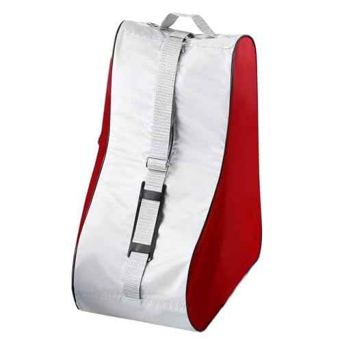 Bolsa para patines de ruedas, bolsa de almacenamiento para patines de hielo, bolsa de transporte para patinaje artístico, tela Oxford, correa de hombro ajustable, compartimento principal grande, para