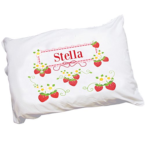 My Bambino Personalized Strawberry Pillowcase Bedding