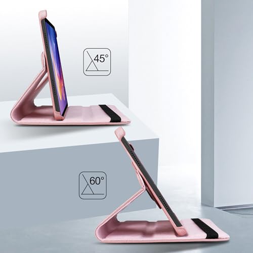 Image of TGK 360 Rotatable Smart Flip Cover for Xiaomi Redmi Pad 2 11 inch Tablet Case (Rose Gold)