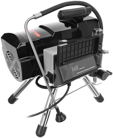 Bild 3 - WABROTECH® WT20i Hydrodynamische Farbsprühsystem 1100 W - Airless Farbsprühgerät 210 Bar - Hochdruck Airless Spritzgerät 2 L/min - Airless Farbsprühsystem 30000 m2/J - Spritzpistole mit Schlauch 15 m