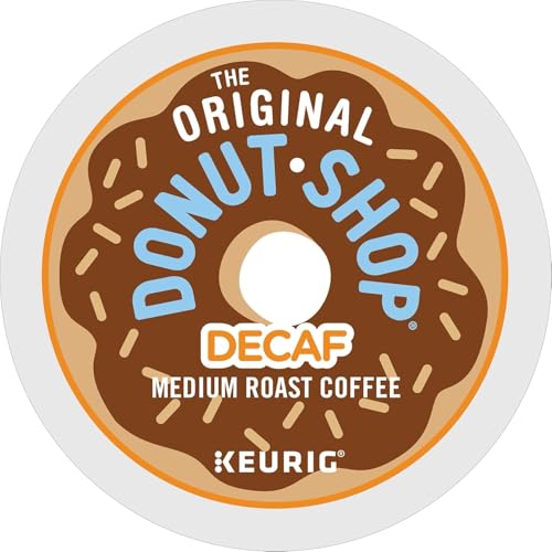 The Original Donut Shop Decaf Keurig Single-Serve K-Cup Pods, Medium Roast Coffee, Simply Great...