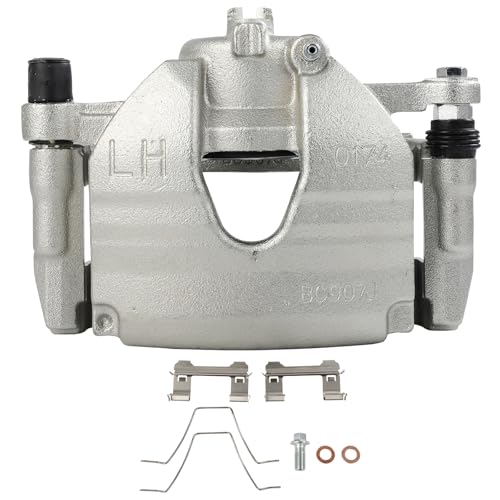 Image of SCITOO Front Left Brake Caliper With Bracket 19B3702 Compatible For INFINITI For G35 2007-2008,For INFINITI For G37 2008-2013,For INFINITI For Q60 2014-2015