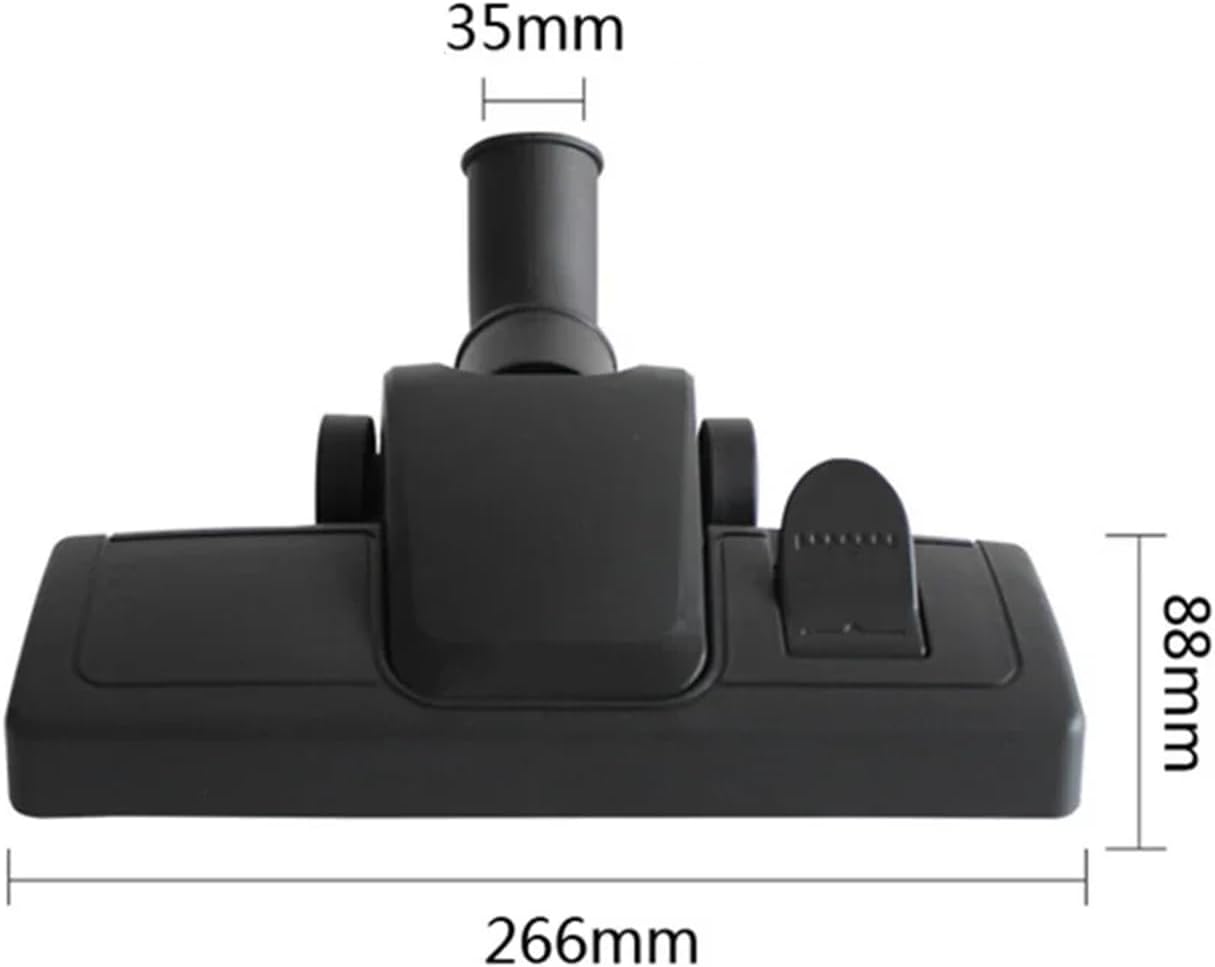 Vacuum Cleaner Brush Attachment Durable Brush Head Tool Replacement Parts, Compatible For Universal 35mm I.D Floor Carpet
