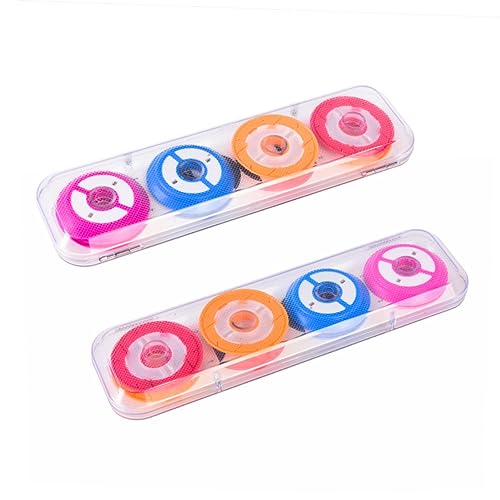 Hemoton 1 Pack Silicone Fishing Line Spools Holder with Storage Box Durable Fishing Line Reels for Tackle Accessories Material