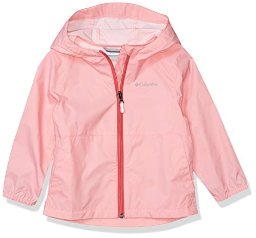 Columbia Girls' Big Switchback II Rain Jacket, Pink Orchid, X-Large