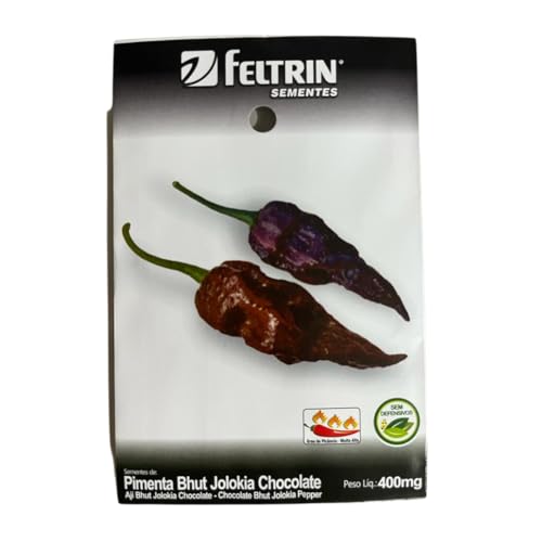 Sementes de Pimenta Tiana [Bhut Jolokia Chocolate] FELTRIN