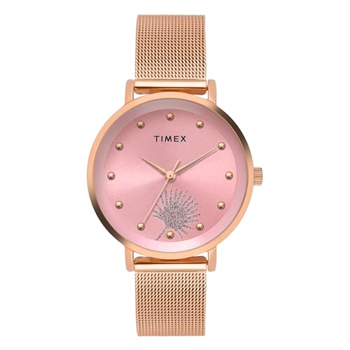 Image of TIMEX Analog Watch for Woman with Round Dial & Water Resistant Women's Wrist Watches