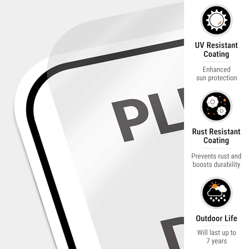 Image of Package Delivery Sign, Delivery Instructions Open Gate and Leave Delivery Inside Sign, 12x18 Inches, Rust Free .063 Aluminum, Fade Resistant, Made in USA