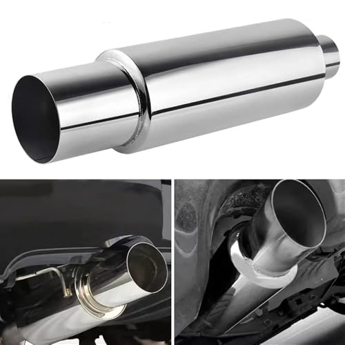 Escape trasero coche deportivo universal de acero para sustituir tambor viejo 4