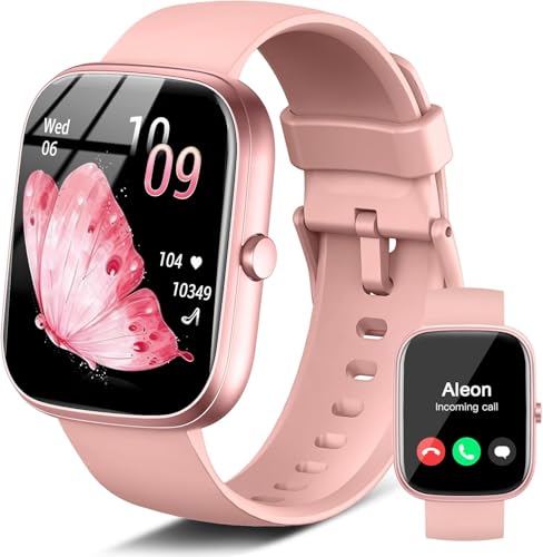 Image of Smart Watch for Women (Answer /Make Call), 1.91 inchHD Smartwatch with Heart Rate /Sleep Monitor /Pedometer /Calories, 2026 Fitness Watch 110+ Sport Modes IP68 Waterproof Activity Tracker for Android iOS Pink