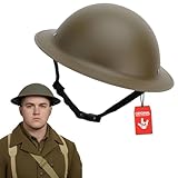 Nicky Bigs Novelties Morph Military Helmet, US Army Helmet, WW2 Helmets, Army Hat, Green Helmets, US Soldier Costume