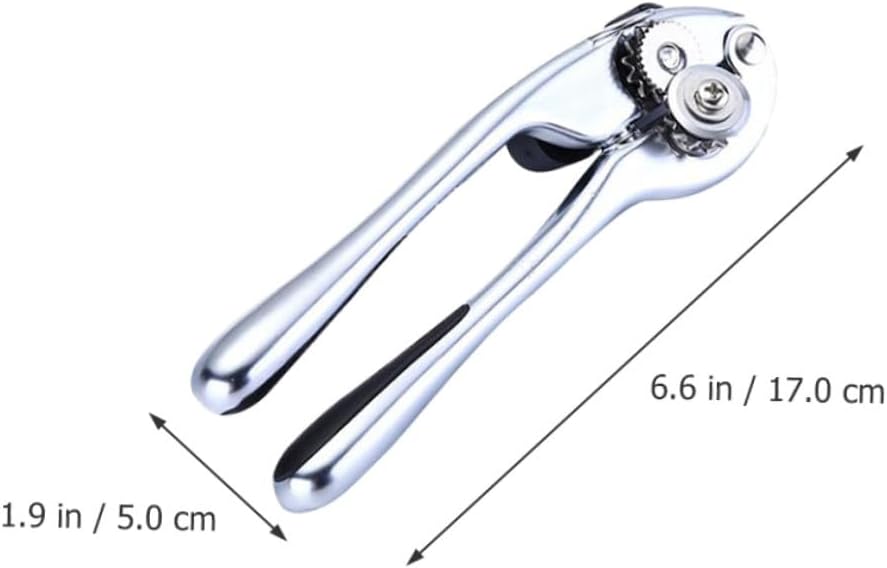Multi-function Can Opener with Comfortable Grip Heavy-duty Metal Bottle Opener and Kitchen Tool Easy Manual Use for Cans and Beer Bottles Compact and Practical for Home Cooking
