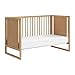 Nurture& The Crib - Baby, Toddler Convertible Crib | Sustainable Non-Toxic Materials | 3 Adjustable Heights - Grows with Your Baby (Toddler Guardrail NOT Included) (All Natural)