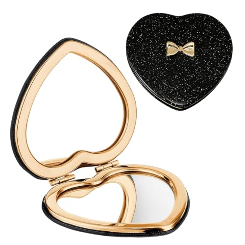 IEBTWN 1 Pezzo Specchio Ingranditore, Specchietto Da Borsetta, Specchio Trucco Pieghevole, Specchio Trucco Con Ingrandimento, Specchio Adatto Come Regalo Per Le Donne