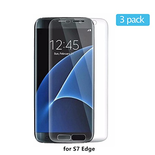 Samsung Galaxy S7 Edge Screen Protector Anti-Explosion HD Ultra Clear Film for S7 Edge (Pack of 3)