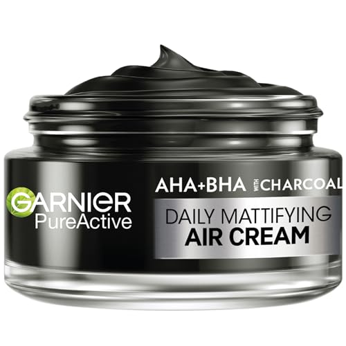 Garnier Pure Active AHA+BHA Charcoal Daily Mattifying Air Cream - Image 3