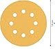 Bosch 5x EXPERT C470 Schleifblatt mit 8 Löchern (für Farbe auf Holz, Hartholz, Ø 125 mm, Körnung 100, Professional Zubehör Exzenterschleifer, Schwingschleifer)