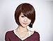 Simpleyourstyle SYNTHETIC Short Bob Natural Black Brown Head Women Wig for Mothers' Day Daily Wear Party Hair Wigs dark Brown Wig (Dark Brown)