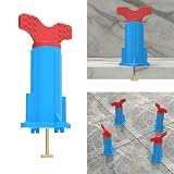 Tile Leveling System, Reusable Tile Tools for Installation, Tile Self Leveling Spacers, Floor Leveler Self...