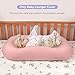 FUNUPUP Rayon Derived from Bamboo Baby Lounger Cover Compatible with Snuggle Me Lounger, Infant Lounger Pillow Cover for Newborn, Removable Elastic Newborn Lounger Cover,Cover Only,Pink