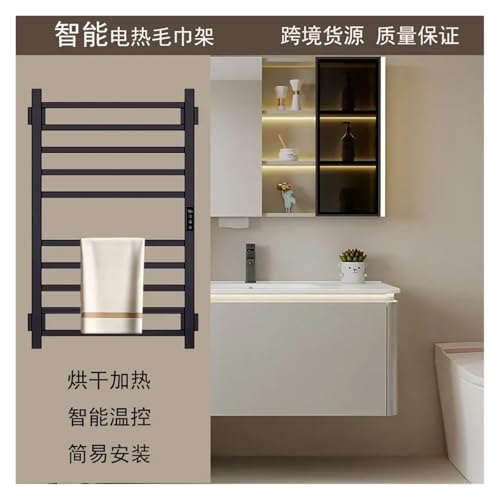Toallero eléctrico de baño inteligente con temporizador digital y bajo consumo 3