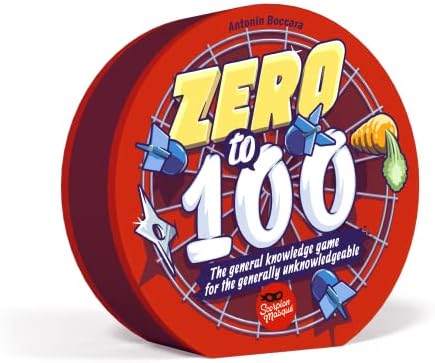Scorpion Masqué Zero to 100 | Party Trivia Game for Teens and Adults | 2 to 12 Players | Ages 12+ | 15 Minutes