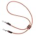 Mendota Pet Dog Whistle Lanyard, Double, Orange, 1/8 x 25-Inch