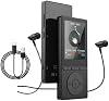64GB reproductor de MP3 con Bluetooth 5.3, reproductor de música con sonido HiFi para corredores deportivos, pantalla de 2.4" reproductor de MP3 con altavoz HD integrado grabadora de voz radio FM libro electrónico, expandible hasta 128GB, audífono incluido 2