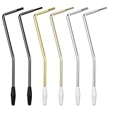 6 Stück Tremolo Arm 5mm mit Spitzenkappe, Tremolohebel für E-Gitarren Electric (5mm + 6mm) mit Metallspitze, 3 Farben