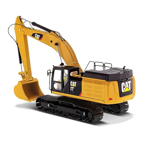 Diecast Masters CAT Caterpillar 349F L XE Hydraulic Excavator with Operator High Line Series 1/50 Diecast Model 85943